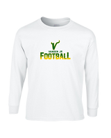Vanden Jr Vikings Football Splatter - Cotton Longsleeve