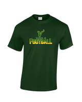 Vanden Jr Vikings Football Splatter - Cotton T-Shirt