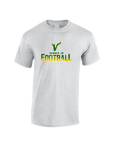 Vanden Jr Vikings Football Splatter - Cotton T-Shirt