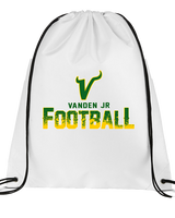 Vanden Jr Vikings Football Splatter - Drawstring Bag