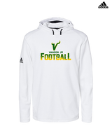 Vanden Jr Vikings Football Splatter - Mens Adidas Hoodie