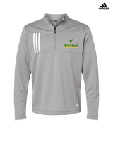 Vanden Jr Vikings Football Splatter - Mens Adidas Quarter Zip