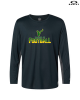 Vanden Jr Vikings Football Splatter - Mens Oakley Longsleeve