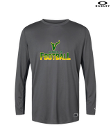 Vanden Jr Vikings Football Splatter - Mens Oakley Longsleeve