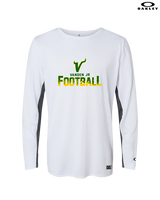 Vanden Jr Vikings Football Splatter - Mens Oakley Longsleeve