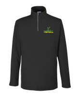 Vanden Jr Vikings Football Splatter - Mens Quarter Zip