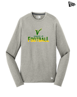Vanden Jr Vikings Football Splatter - New Era Performance Long Sleeve