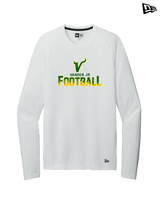 Vanden Jr Vikings Football Splatter - New Era Performance Long Sleeve