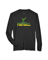 Vanden Jr Vikings Football Splatter - Performance Longsleeve