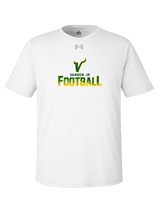 Vanden Jr Vikings Football Splatter - Under Armour Mens Team Tech T-Shirt