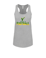 Vanden Jr Vikings Football Splatter - Womens Tank Top
