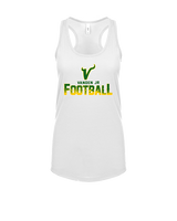 Vanden Jr Vikings Football Splatter - Womens Tank Top