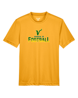 Vanden Jr Vikings Football Splatter - Youth Performance Shirt
