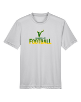 Vanden Jr Vikings Football Splatter - Youth Performance Shirt
