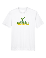 Vanden Jr Vikings Football Splatter - Youth Performance Shirt