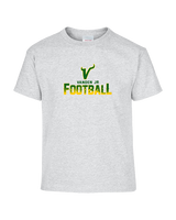 Vanden Jr Vikings Football Splatter - Youth Shirt