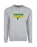 Vanden Jr Vikings Football Strong - Crewneck Sweatshirt