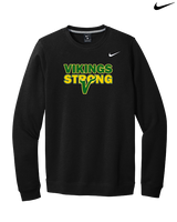 Vanden Jr Vikings Football Strong - Mens Nike Crewneck