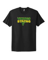 Vanden Jr Vikings Football Strong - Mens Select Cotton T-Shirt