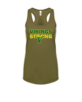Vanden Jr Vikings Football Strong - Womens Tank Top