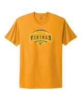 Vanden Jr Vikings Football Toss - Mens Select Cotton T-Shirt