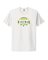 Vanden Jr Vikings Football Toss - Mens Select Cotton T-Shirt