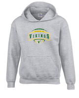 Vanden Jr Vikings Football Toss - Unisex Hoodie