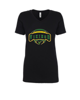 Vanden Jr Vikings Football Toss - Womens Vneck