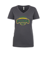 Vanden Jr Vikings Football Toss - Womens Vneck