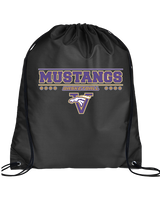 Vasquez HS Basketball Border - Drawstring Bag