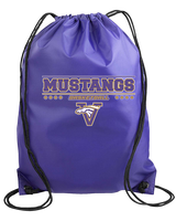 Vasquez HS Basketball Border - Drawstring Bag