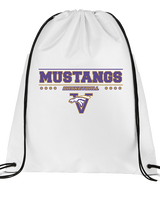 Vasquez HS Basketball Border - Drawstring Bag