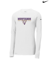Vasquez HS Basketball Border - Mens Nike Longsleeve