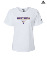 Vasquez HS Basketball Border - Womens Adidas Performance Shirt