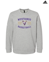 Vasquez HS Basketball Curve - Mens Adidas Crewneck