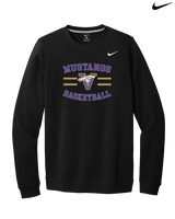 Vasquez HS Basketball Curve - Mens Nike Crewneck