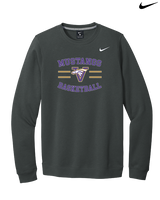 Vasquez HS Basketball Curve - Mens Nike Crewneck