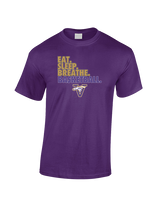 Vasquez HS Basketball Eat Sleep - Cotton T-Shirt