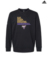 Vasquez HS Basketball Eat Sleep - Mens Adidas Crewneck