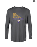 Vasquez HS Basketball Eat Sleep - Mens Oakley Longsleeve
