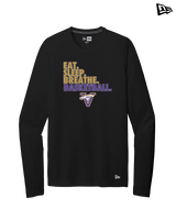 Vasquez HS Basketball Eat Sleep - New Era Performance Long Sleeve
