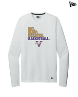 Vasquez HS Basketball Eat Sleep - New Era Performance Long Sleeve