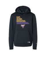 Vasquez HS Basketball Eat Sleep - Oakley Performance Hoodie