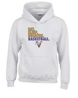 Vasquez HS Basketball Eat Sleep - Unisex Hoodie