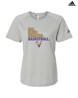 Vasquez HS Basketball Eat Sleep - Womens Adidas Performance Shirt