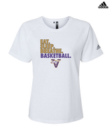 Vasquez HS Basketball Eat Sleep - Womens Adidas Performance Shirt