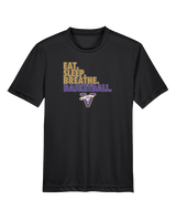 Vasquez HS Basketball Eat Sleep - Youth Performance Shirt