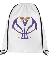 Vasquez HS Basketball Full Ball - Drawstring Bag