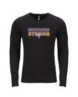 Vasquez HS Basketball Strong - Tri-Blend Long Sleeve