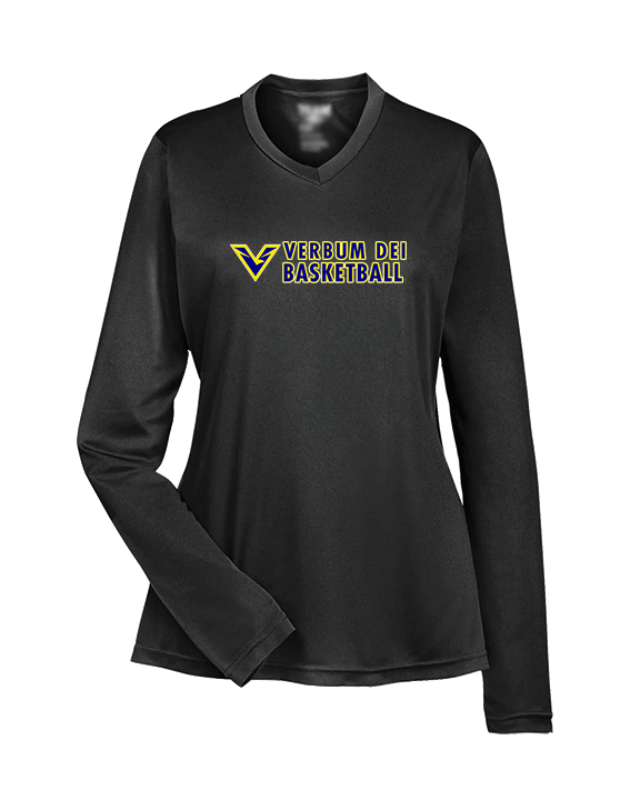 Verbum Dei HS Boys Basketball Basic - Womens Performance Longsleeve